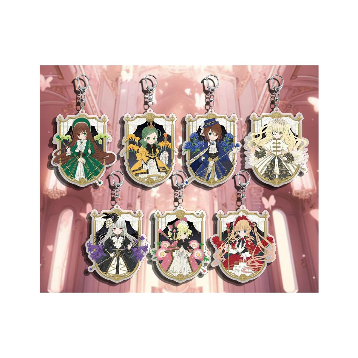 Amazon.co.jp: キーホルダー ローゼンメイデン 真紅 水銀燈 翠星石 蒼