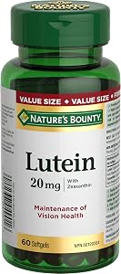 NATURE'S BOUNTY Lutein, Helps to Support For Conditions Like Cataracts & Macular Degeneration, Value Size, 41 g