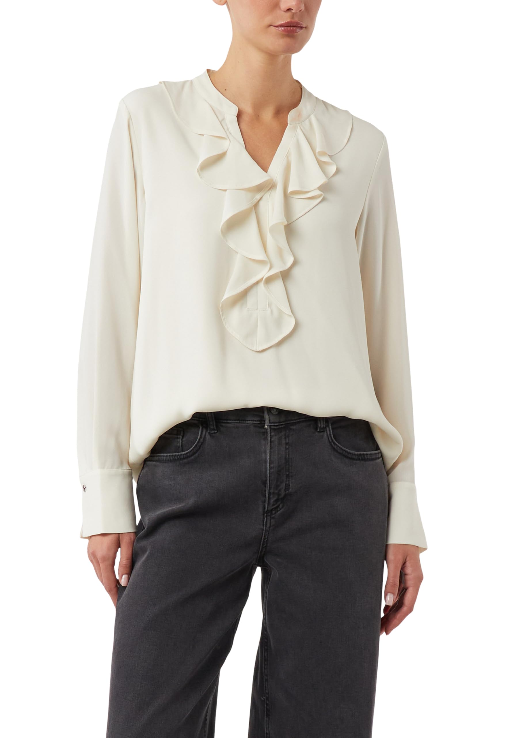 Comma Damen 2175657 Bluse (1er Pack)