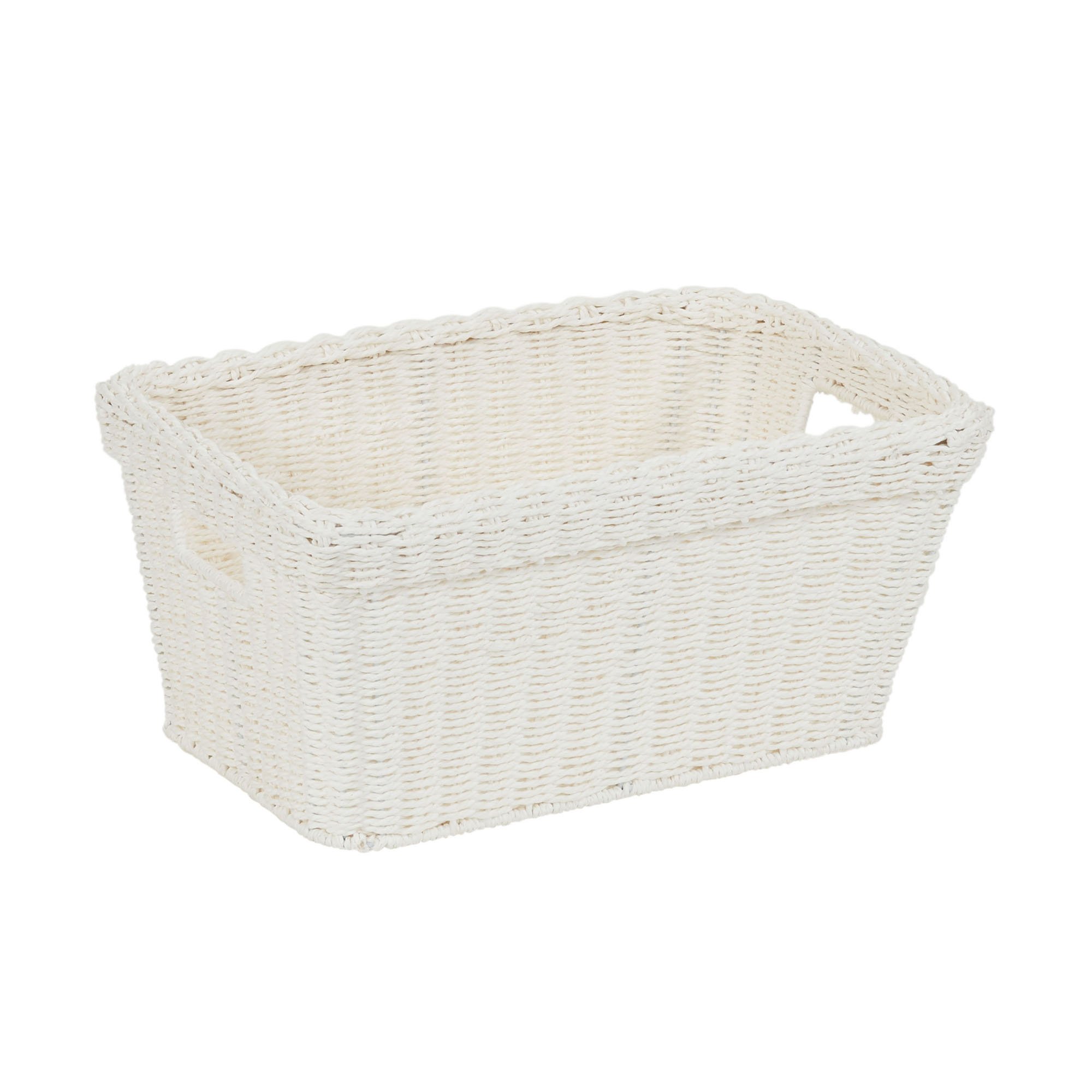 White Paper Rope Toilet Paper Holder -7