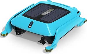 Y80 Solar Pool Skimmer - Robotic Pool Surface Cleaner With Remote Control, Works In Saltwater & Chlorine Pools