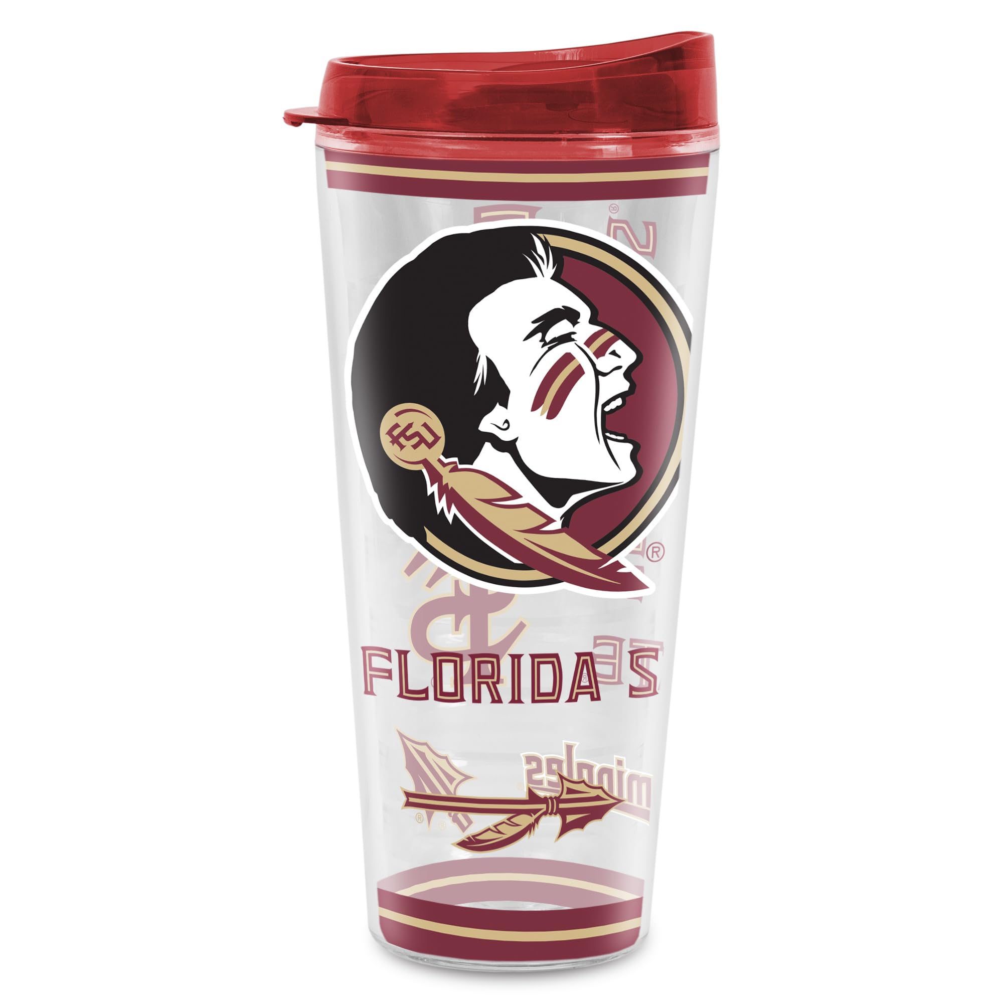 Rico Industries NCAA College Double Wall Mayhem 16oz Or 20oz Tritan Tumbler W Lid