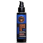 GIBS Grooming VooDoo Prince Beard, Hair & Tattoo Oil  All-Natural with Bergamot, Sandalwood & Sage Scent-Softens, Strengthens Beard & Moisturizes Skin - 4 oz