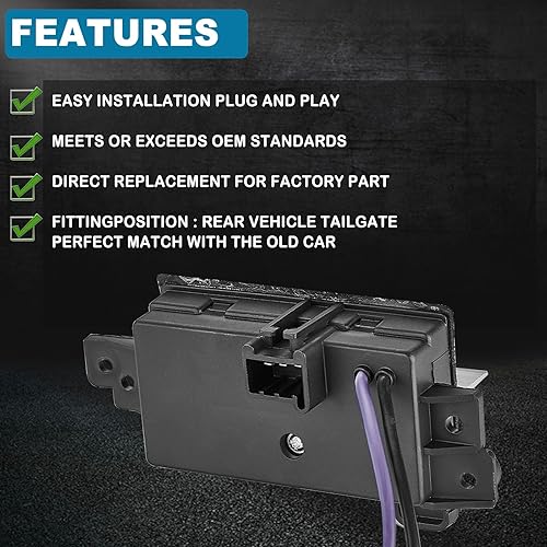 Miniatura 6 de Módulo de control de ventilador de CA compatible con Chevrolet Silverado Avalanche Suburban Tahoe 2003-2007, GMC Sierra Envoy Yukon, Cadillac