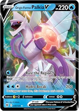 Pokemon Tcg League Battle Deck Origin Forme Palkia Vstar
