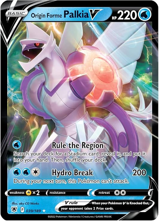 Pokemon Tcg League Battle Deck Origin Forme Palkia Vstar