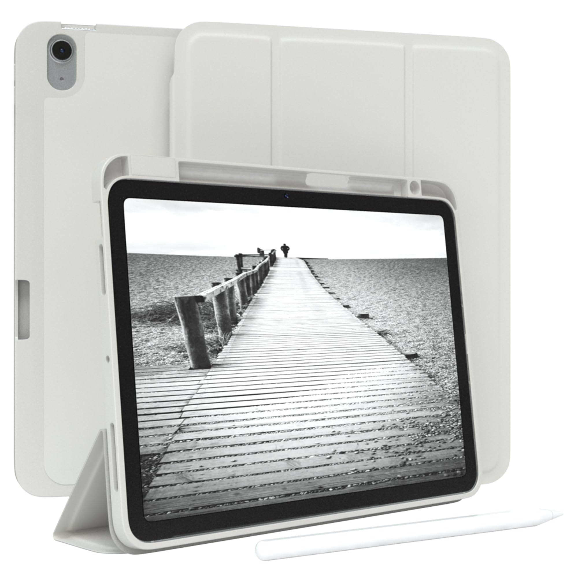 EAZY CASE Schutzhülle für iPad Air 4/5 mit Stifthalter – Tablet Case mit Aufstellfunktion