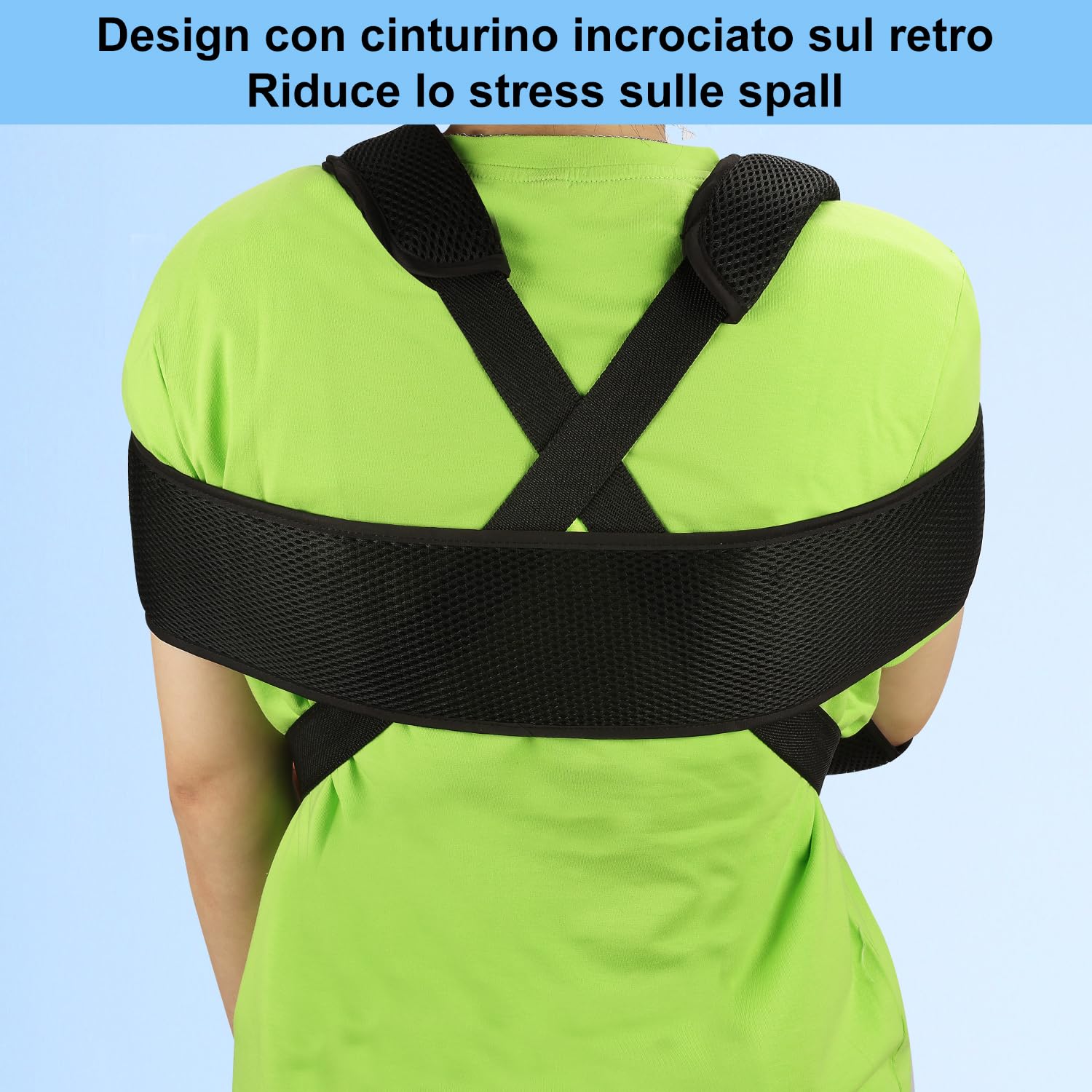 supregear Tutore Spalla e Braccio, Spalla Immobilizzatore, Regolabile Fascia Braccio Rotto Per Polso Rotto, Gomito, Braccio, Spalla Lussata, Si Adatta Bambini, Adolescente, Donne Magre