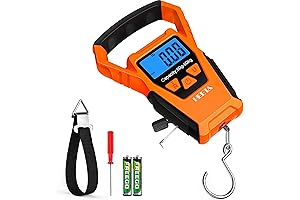 HEETA Instant Accurate Fishing Scale with Measuring Tape