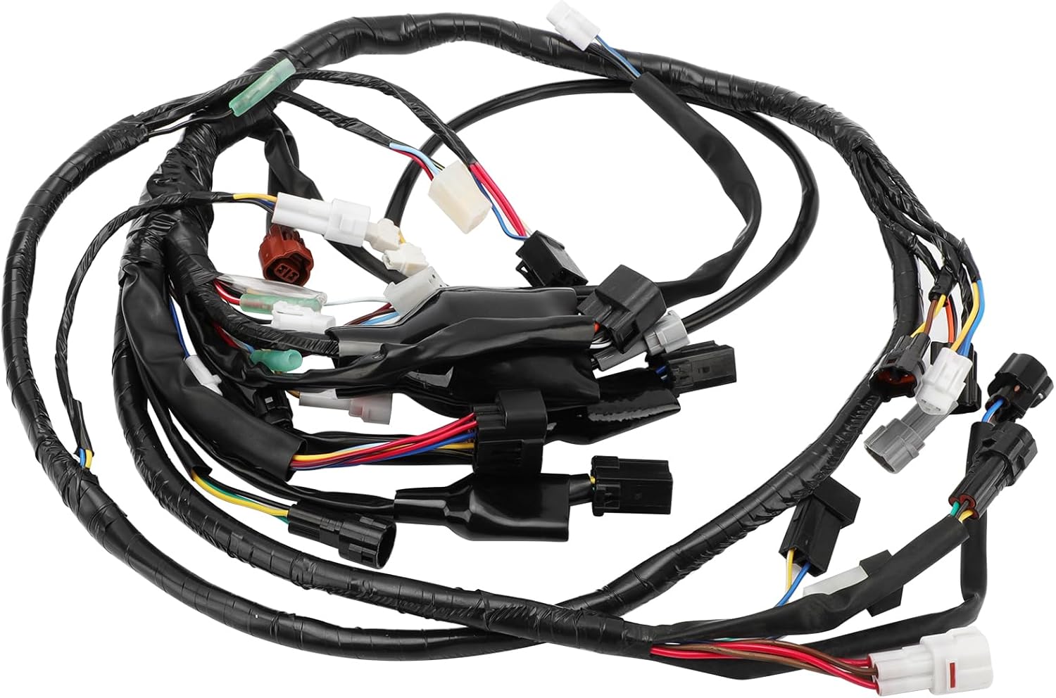 JAVIK Red Copper Wire ATV Wiring Harness for Yamaha YFZ450 2007-2009 (OEM# 5D3-82590-00-00)
