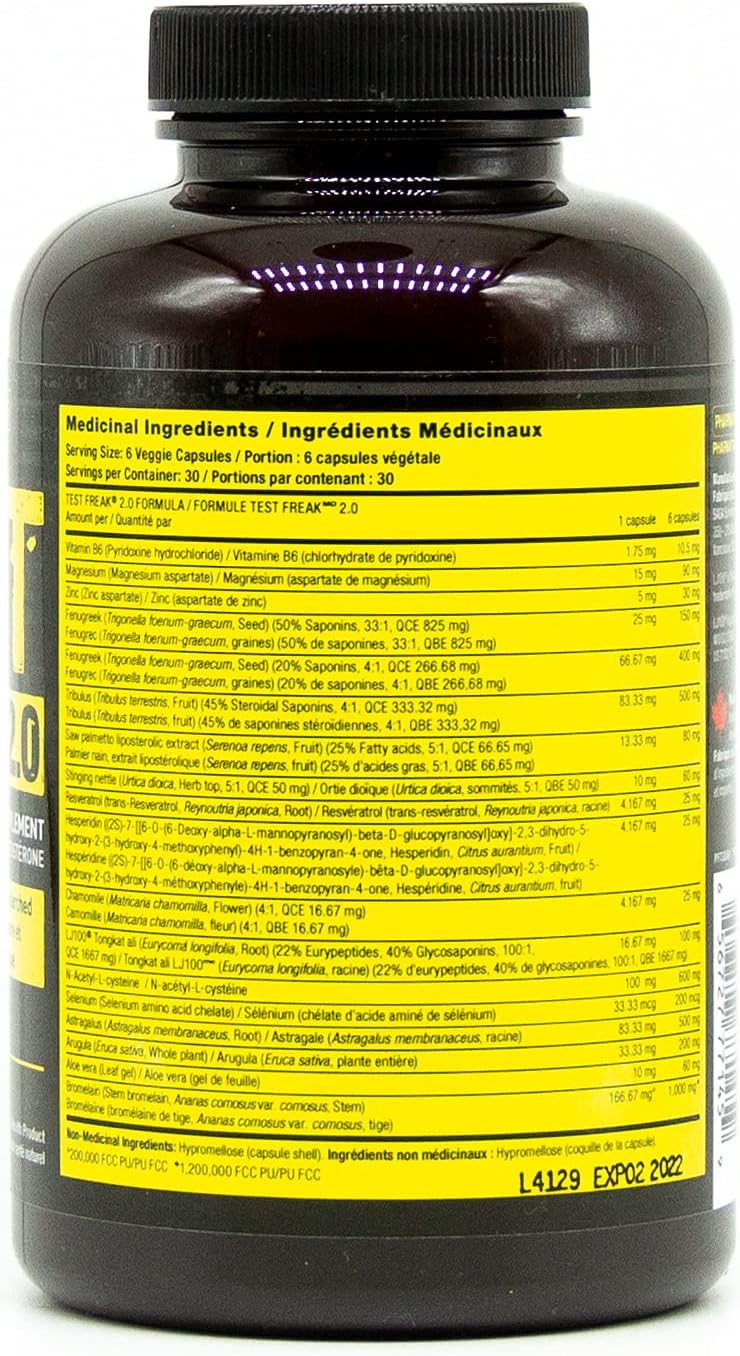 PHARMAFREAK Vitality Freak 2.0 – Herbal Energy & Wellness Support for Men | With Tongkat Ali, Fenugreek & Tribulus | Supports Energy, Strength & Stamina – 180 Capsules - Image 9