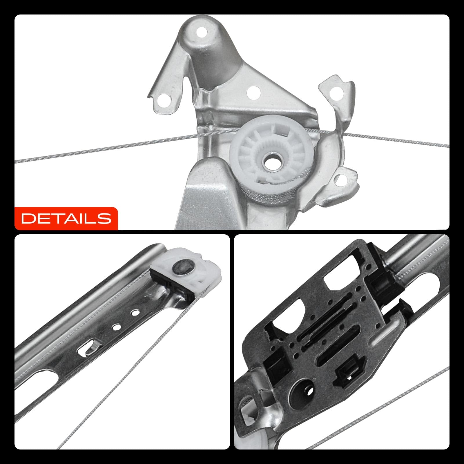 Frankberg 2x Alzacristallo Posteriore Sinistro per M-Klasse W163 ML 230 270 320 350 400 430 500 55 SUV 1998-2005 A1637300146