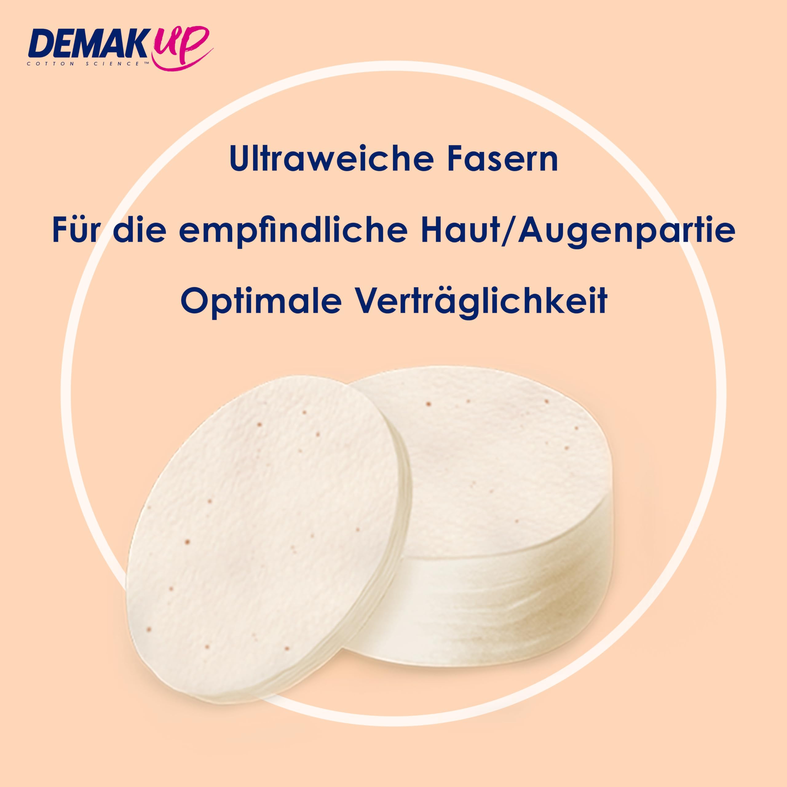 Demak'Up sensitive Wattepads, 840 Stück