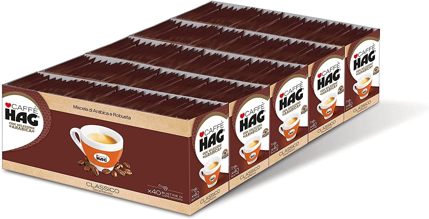 200 BUSTINE CAFFE HAG 6,5GR DECAFFFEINATO