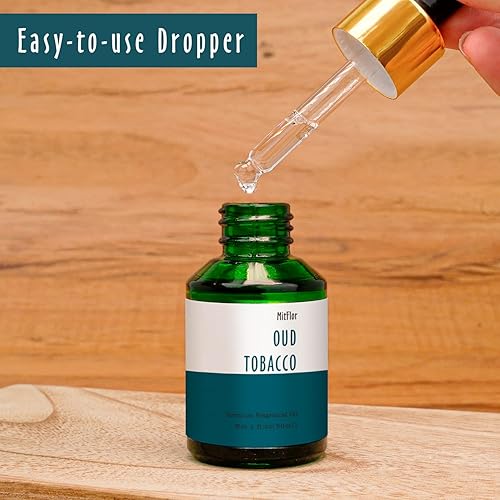 Miniatura 3 de Oud - Aceite aromático de tabaco, aceite aromático individual MitFlor de gran tamaño de grado prémium para fabricación de jabón y velas, aceite de