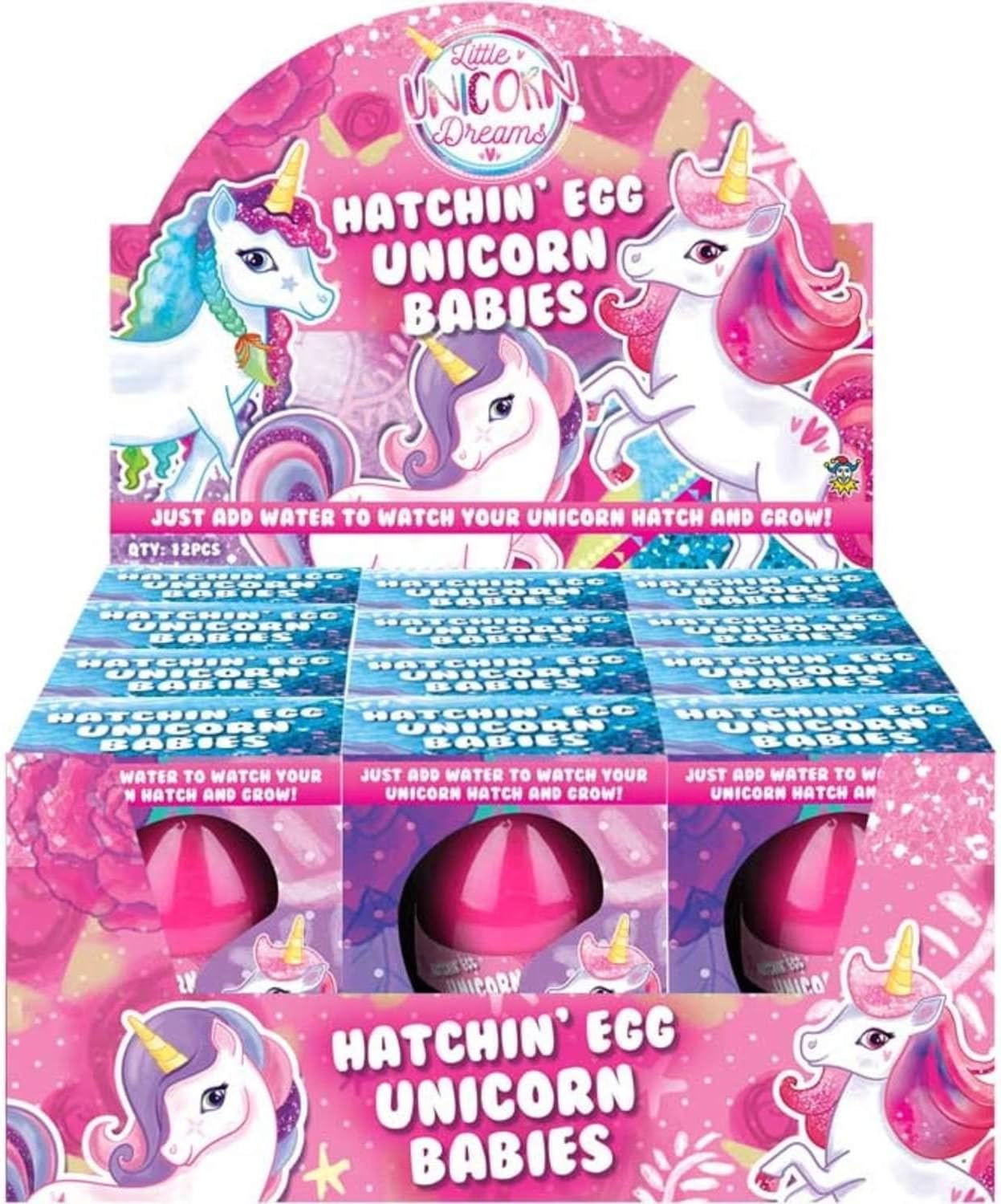 Assorted Colour Egg Growing Unicorn