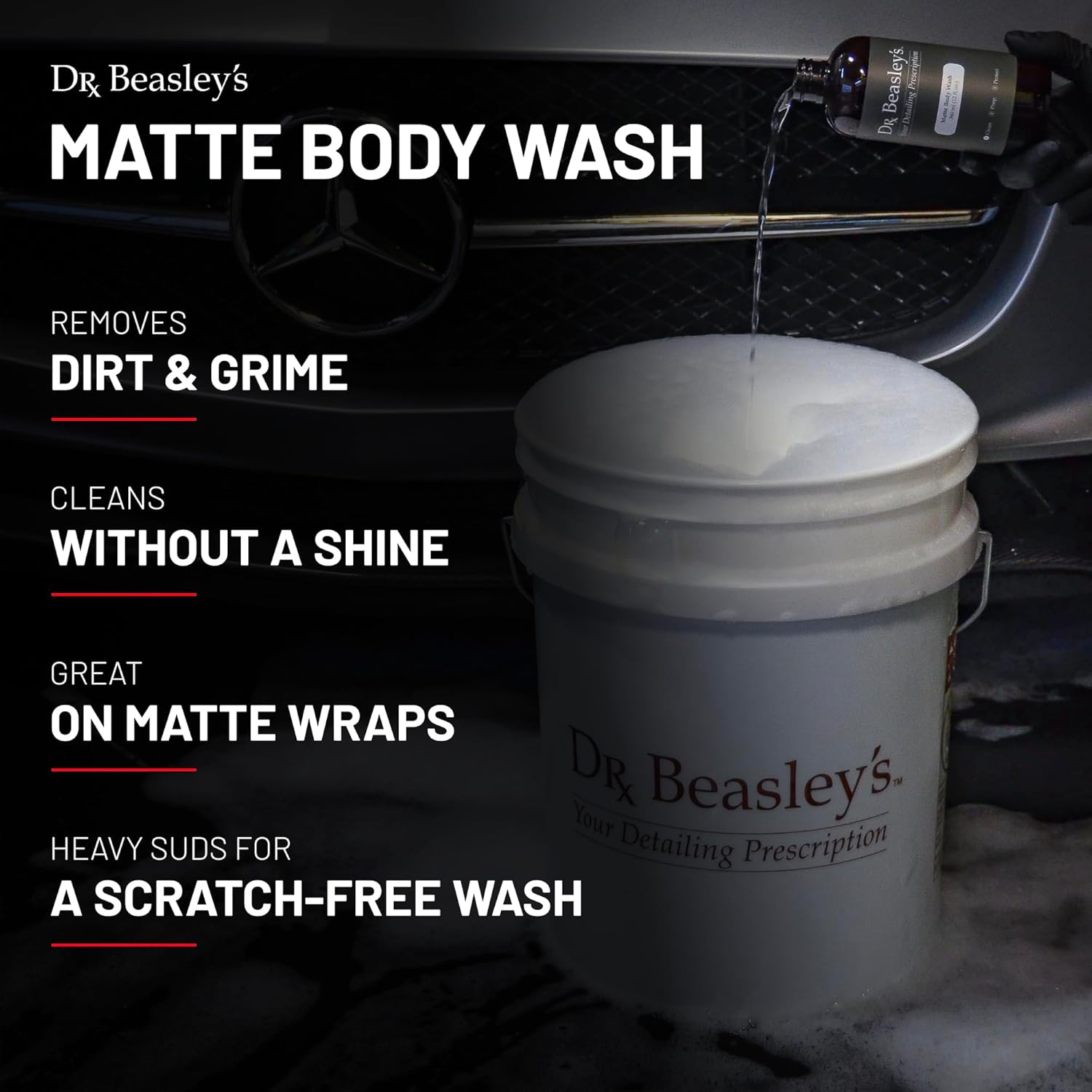 Dr. Beasley's Mini Matte Kit - Instant Bonding Coating, 2+ Years of Protection with Body Wash, Final Finish, Paint Cleanser, Matte Paint Coating