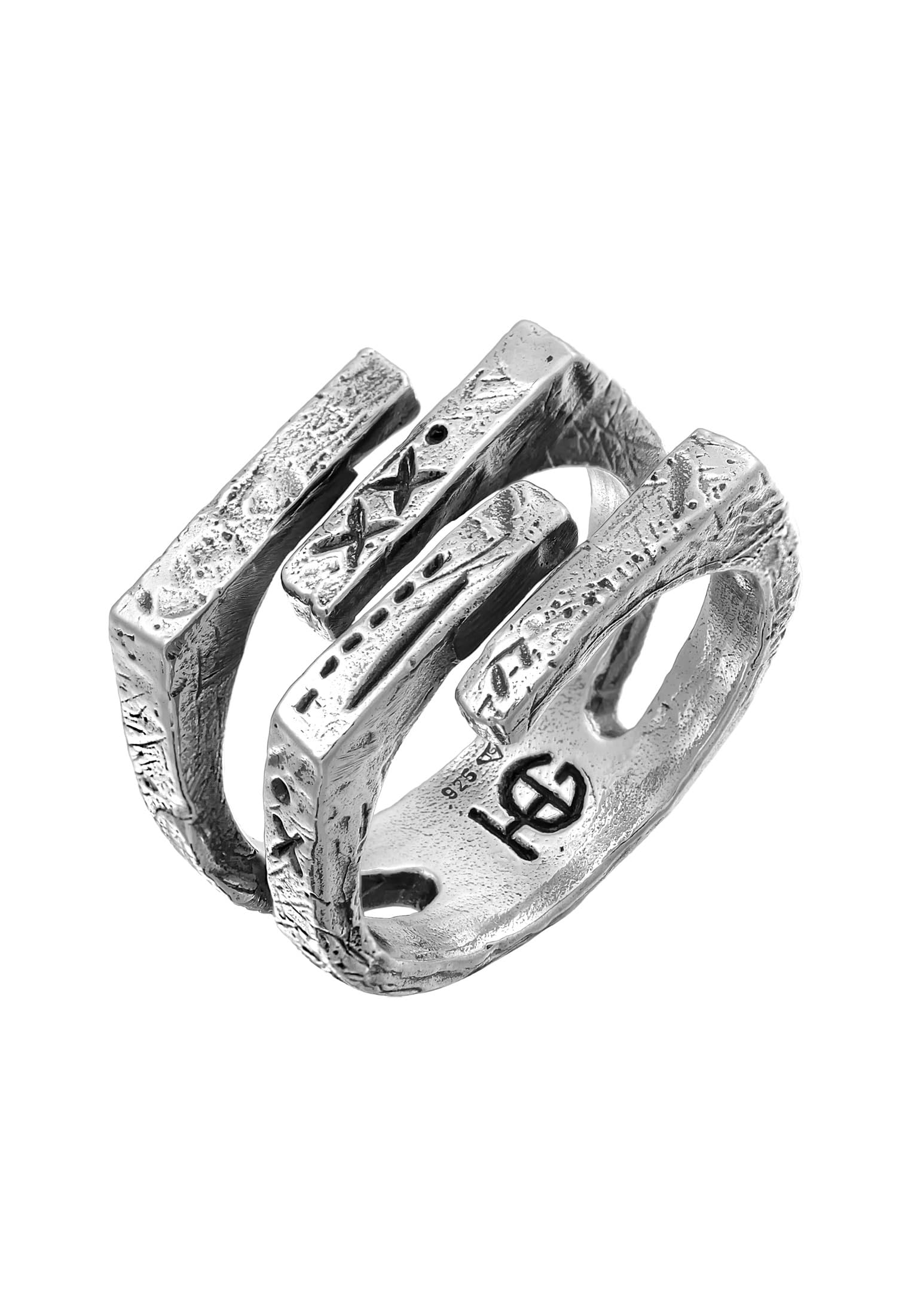 HG HAZE & GLORY Ring Herren 925 Silber Schmuck Männer