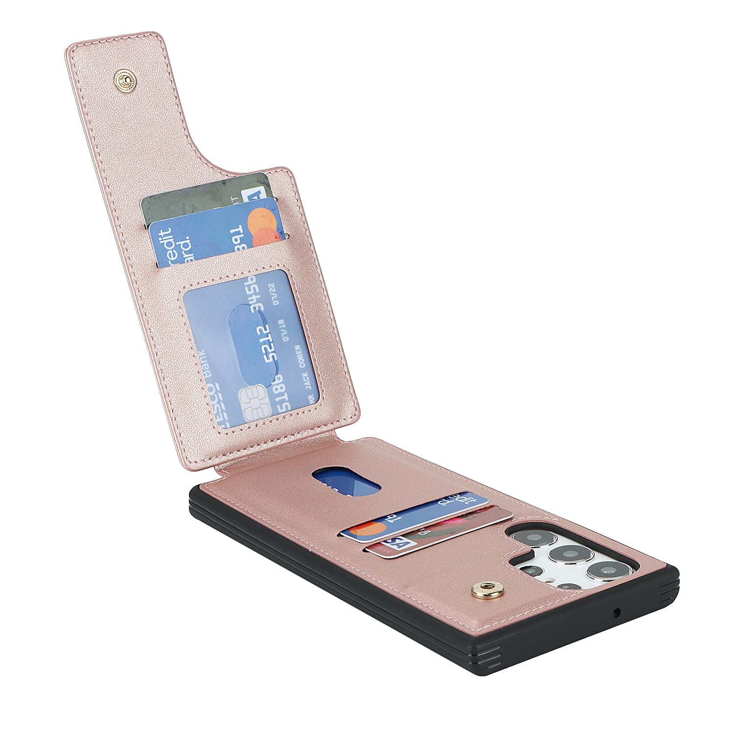 ULAK Cover Compatibile con Samsung S20 FE 4G 5G Portafoglio in Pelle Cordino, Custodia Galaxy S20 FE con Porta Carte Libro Magnetica Flip Protezione Cavalletto (Glitter Viola