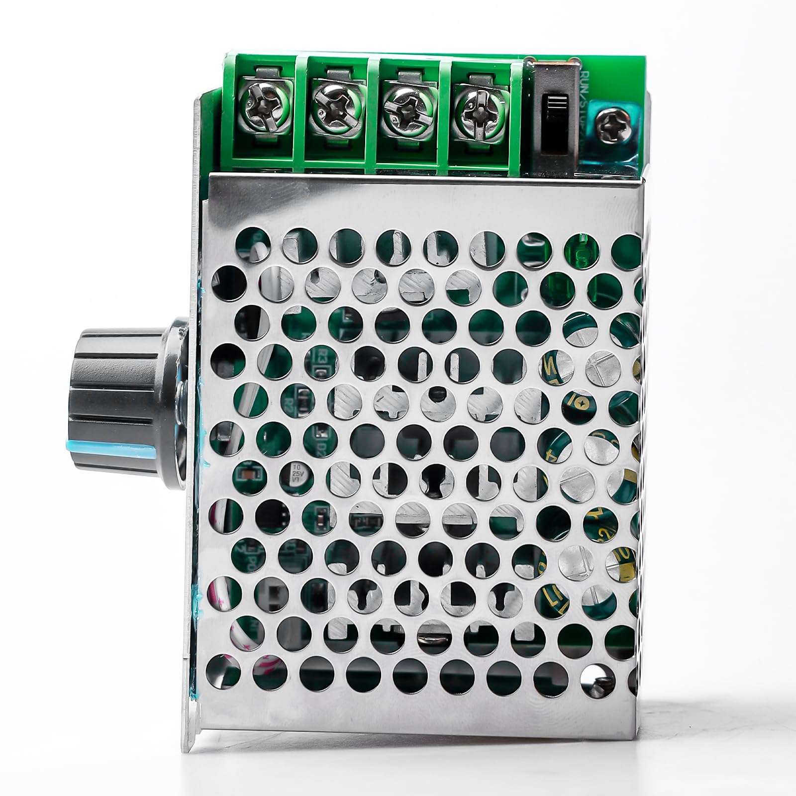 2 regolatori di velocità del motore 12 V: PWM DC 7 – 80 V 30 A, regolatore di velocità del motore, 12 V, 24 V, 48 V, 60 V, 70 V, DC con manopola, regolatore di tensione elettronico del motore