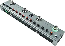 M-VAVE Pedal Multiefeitos para Baixo Profissional TANK-B com Bateria Recarregável, 36 Presets, Bluetooth, Simulador de Amplificador, IR Cab, Gravação em Celular - Efeito Portátil para Estúdio e Palco