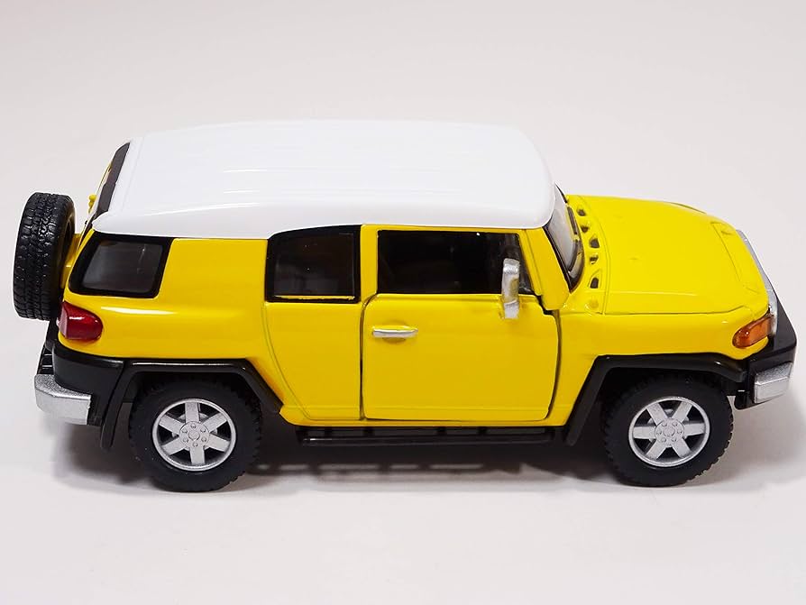 Amazon | キンスマート トヨタ FJクルーザー イエロー 1/36 ミニカー