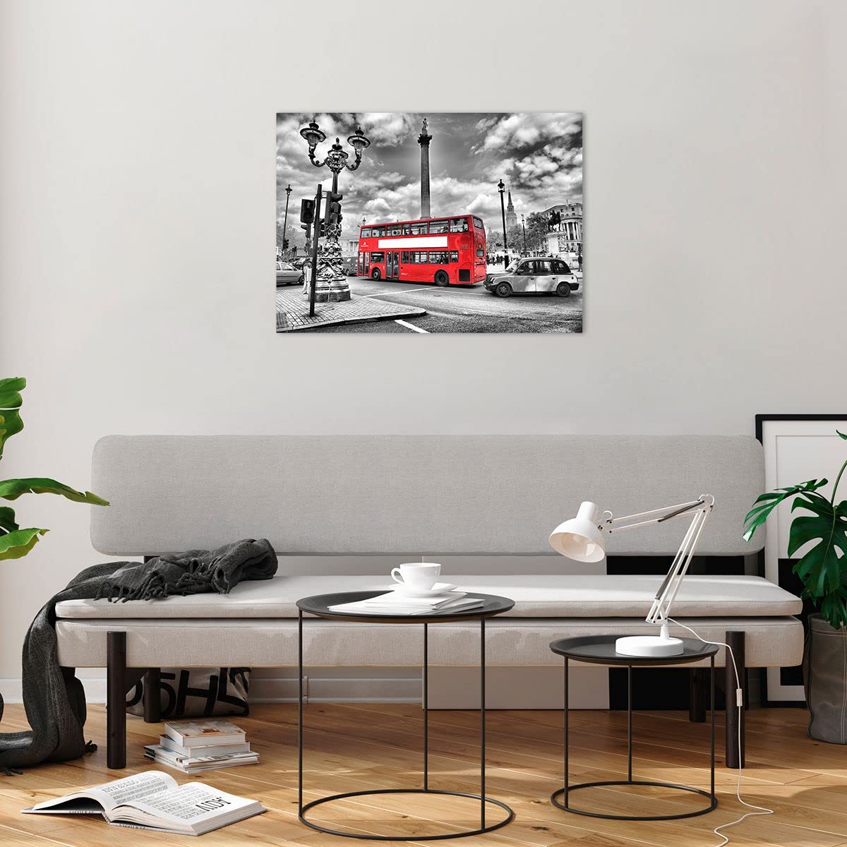 Moderne Impression Sur Verre Bus Angleterre Vacances Londres Image Tableau En Verre Decoration Murale 105x70cm Deco Salon Chambre Triptyque 3 Parties Grand Tableaux Decoratifs Art GCE105x70-2153
