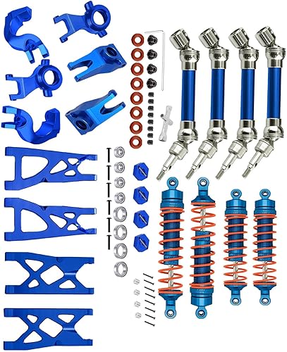 Pieza de mejoras para Arrma VorteksGranitoSenton 4x4 3S Blx Mega 550, amortiguadores RC, eje de transmisión, brazo de suspensión delantero y