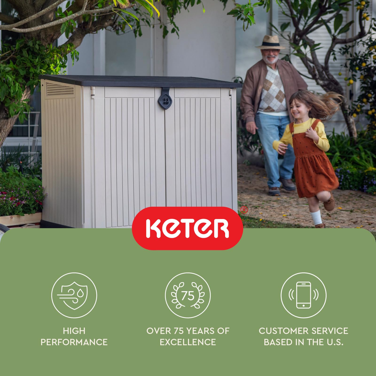 Keter Store it Out Midi, 132x71,5x113,5 cm