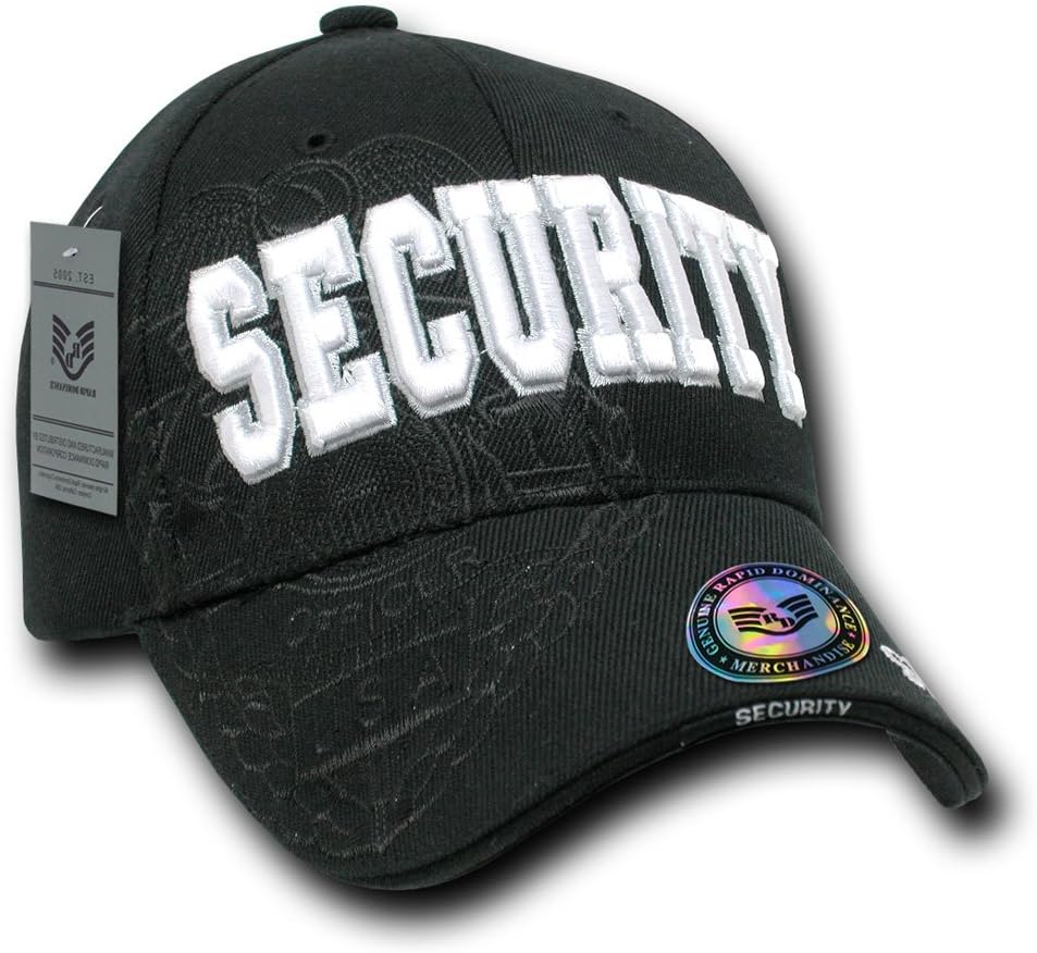 Security Shadow Law Enforcement Cap, Black