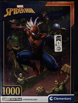 Clementoni 39768 Marvel Spiderman, Yapboz 1000 Parça, Yetişkinler