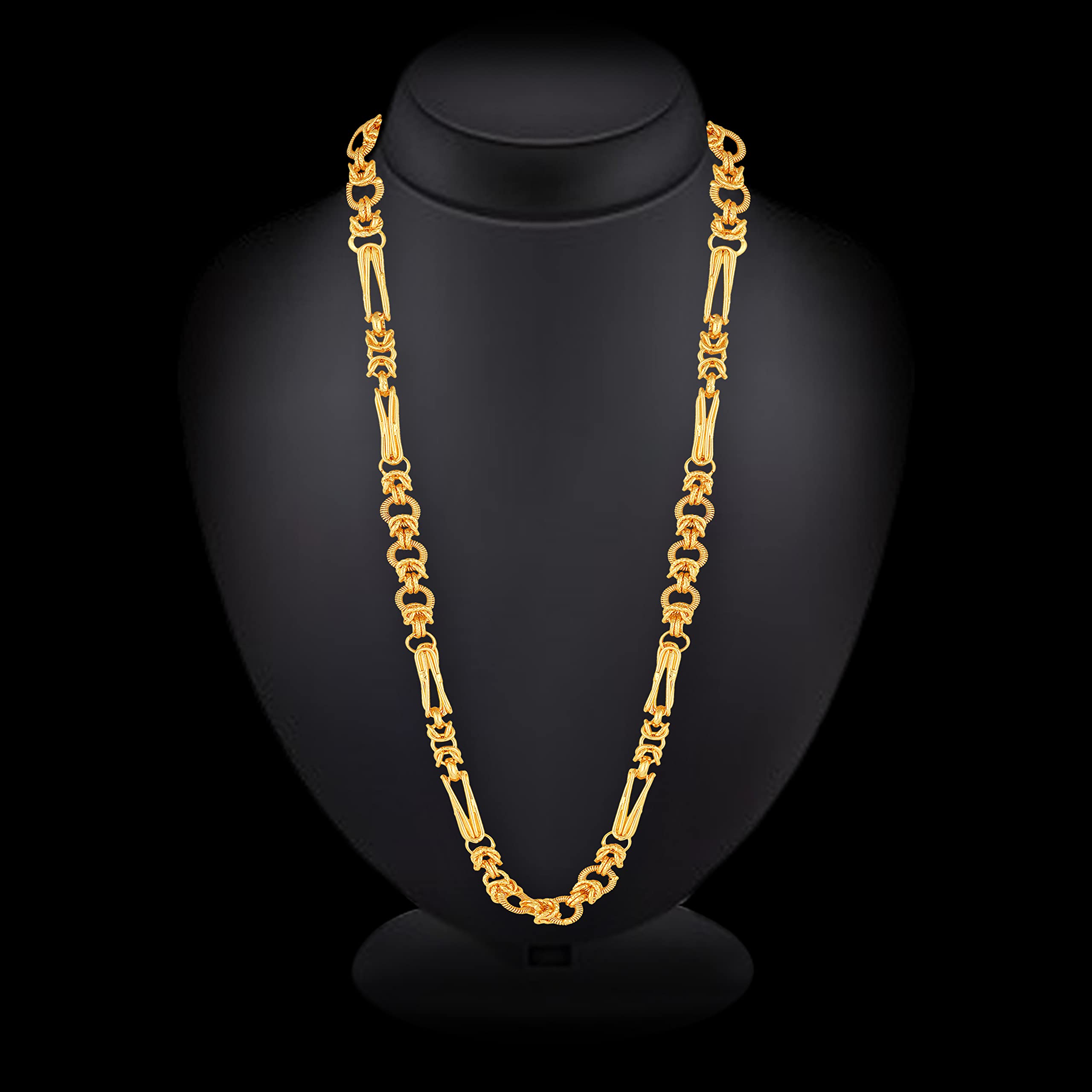 Stylish Golden 1 Gram Stainless Steel Neck Chain for Husband