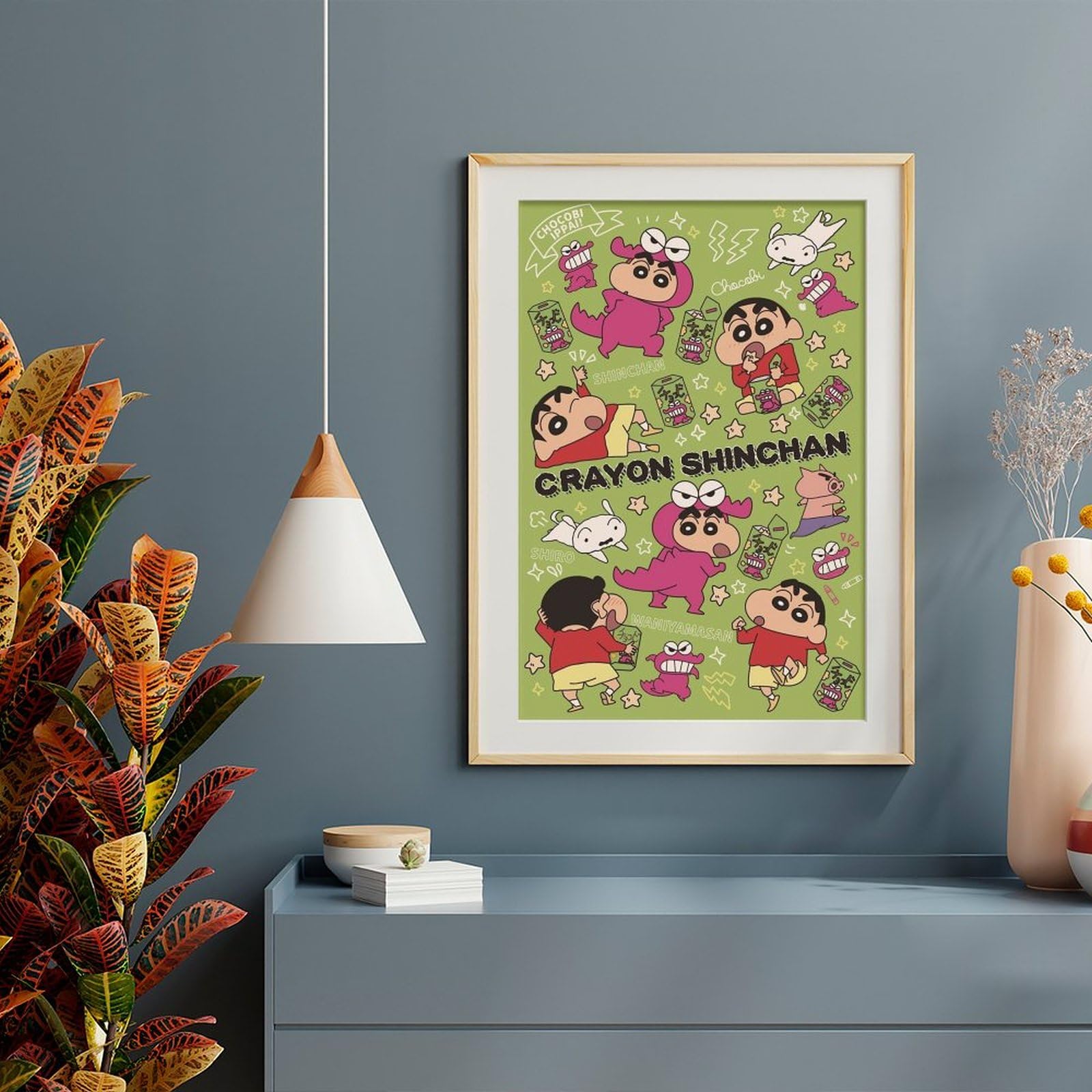 クレヨンしんちゃん ポスター フレーム付き Amazon.co.jp: アートパネル クレヨンしんちゃん スティッチ 装飾画