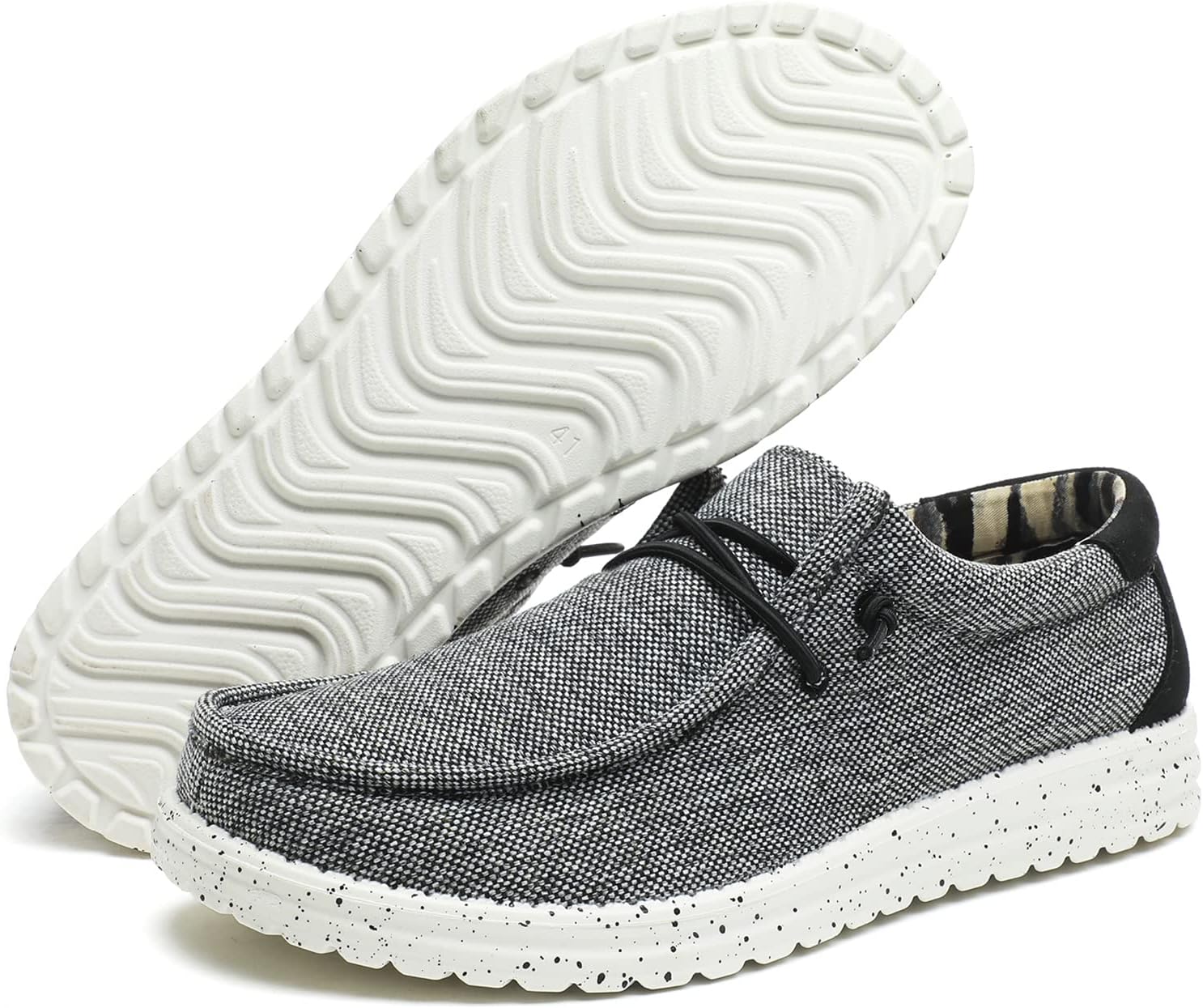 Mens Slip-On Loafers Moccasin Slippers Men Casual House Driving Shoes-Lightweight/Comfort/Breathable- Removable Insole