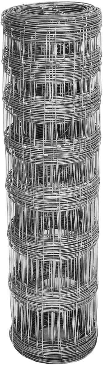 Suregreen Wire Stock Fencing | 1.2m x 50m Livestock Galvanised Wire Fence C10/120/15 | Garden Fencing for Dogs, Sheep, Lambs, Goats, Pigs, Cattle | Deter Deer and Other Wild Animals | Farm Border