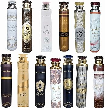 Oud Air Freshener, Luxury Dubai Arabic Room Spray, Long-Lasting Fragrance, 300ml x 1 Pack Ramz Golden