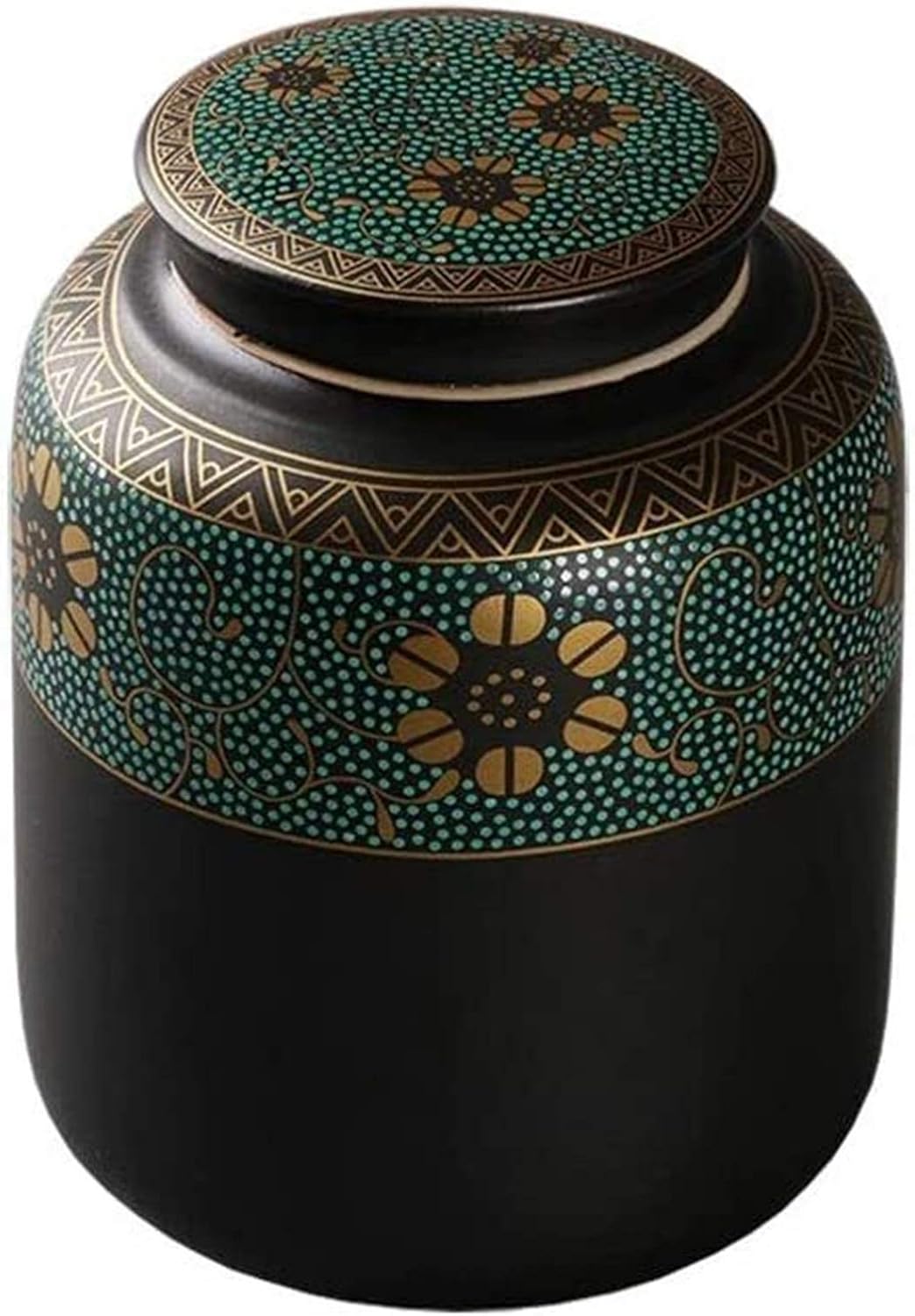 Decorative Urns Mini Funeral Urn for Adult&Pet Ashes,Human Medium and Small Memorial Urns,Handmade Ceramics Keepsake Forever Love and Accompany ()