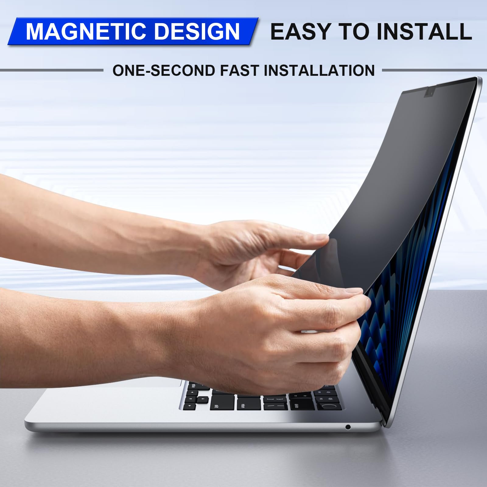 ZOEGAA Pantalla magnética de privacidad para MacBook Air de 15 pulgadas