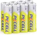 PKCELL Nimh rechargeable AA 600mAh Batterie pour lampe solaire de jardin