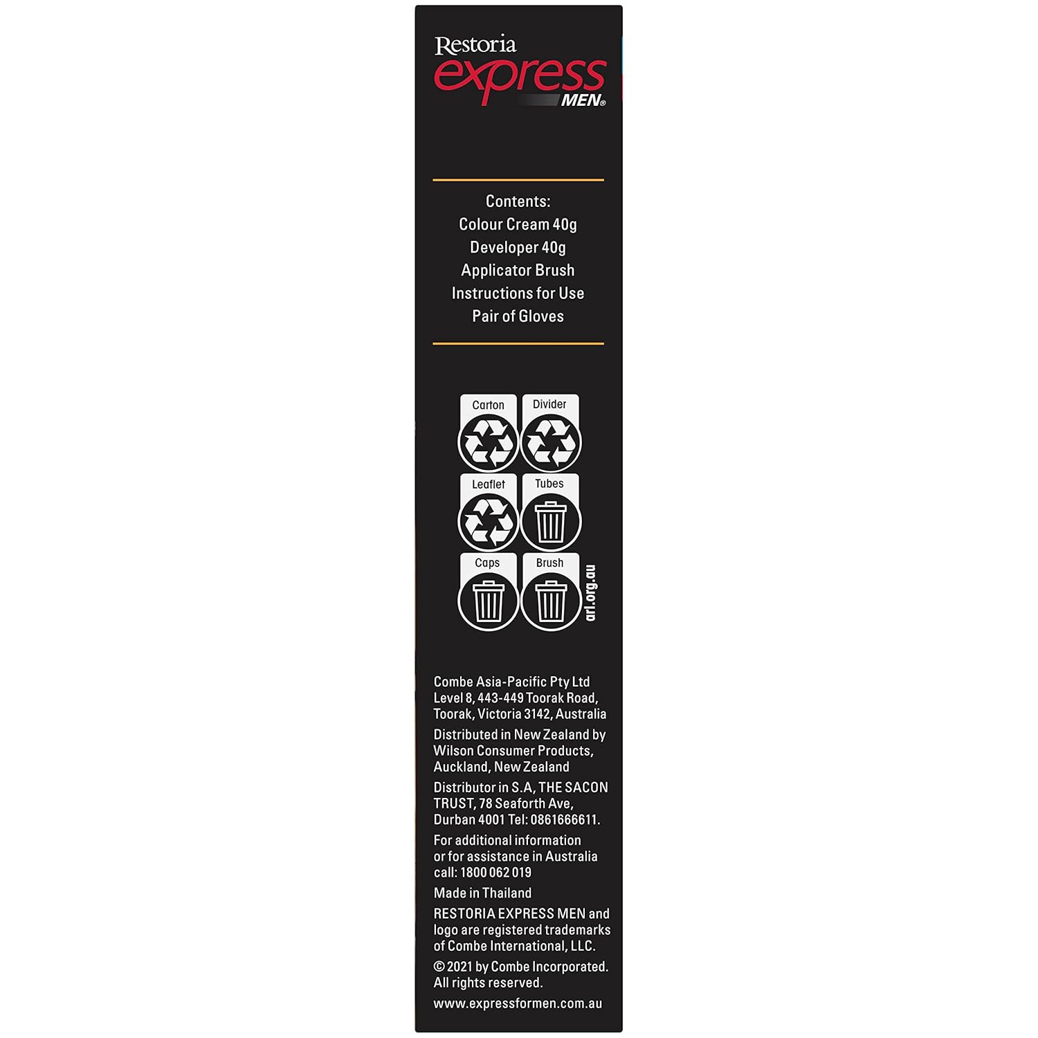 Restoria Express for Men Black