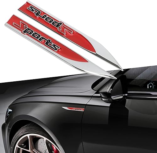 TOMALL 2 insignias de metal 3D para guardabarros laterales de automóvil, calcomanías para maletero trasero, calcomanía de bandera de Union Jack para