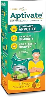 100% Ayurvedic Syrup - Appetite stimulant for children - helps Boost Immunity Naturally - (Pineapple flavour, 175ml)