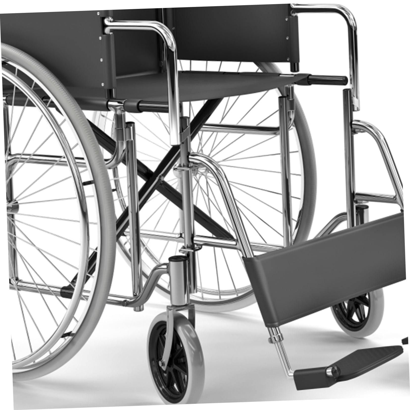 Healeved Reposapiés Resistentes para Silla de Ruedas Pedal y Almohadilla de Plástico, Accesorios Plegables para Uso Diario Color Aleatorio