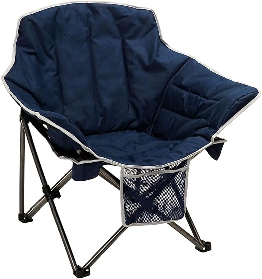 SunnyFeel Folding Camping Chairs, Portable Padded Camp Chair, Heavy