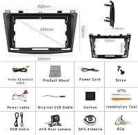 Vista 7 de Android 13 Estéreo de coche para Mazda 3 2009-2013, 9 pulgadas, pantalla táctil, radio de coche, unidad principal Android con enlace de espejo
