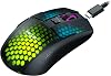 ماوس الألعاب ROCCAT Burst Pro Air Wireless 2.4 جيجا هرتز/بلوتوث أسود/أسود بصري/19K/مفتاح بصري/أزرار جانبية/خفيف الوزن 81 جرام/PTFE/تصميم ألماني عاكس