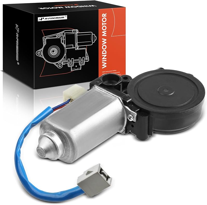 Motor do vidro elétrico traseiro direito A-Premium para Ford F-150, F-250, F-350 e F-450 – Conector de 2 pinos
