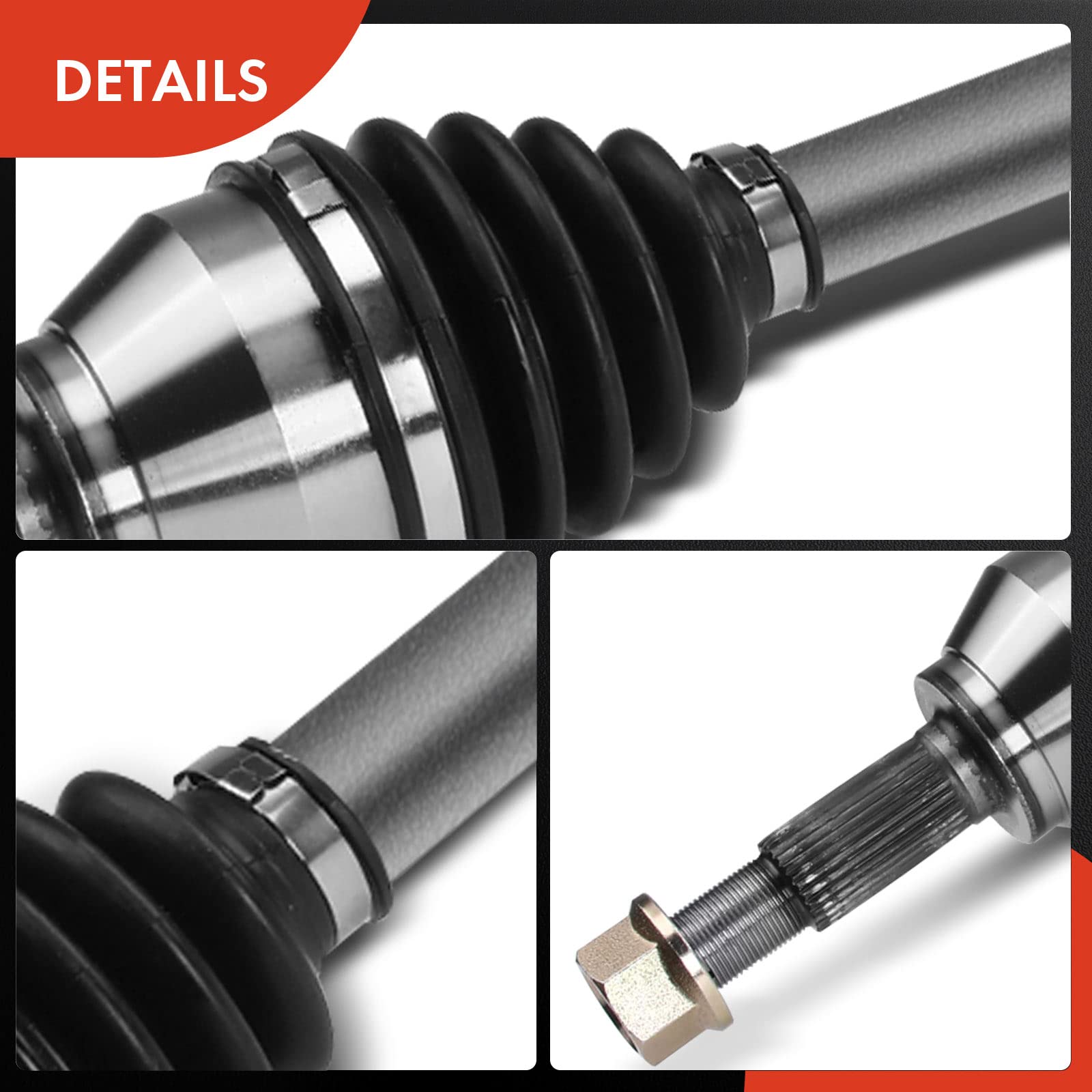 A-Premium CV Axle Shaft Assembly Compatible with Nissan Juke 2011-2015 L4 1.6L AWD Only Front Right Passenger Side, Replace# 391001KD0A