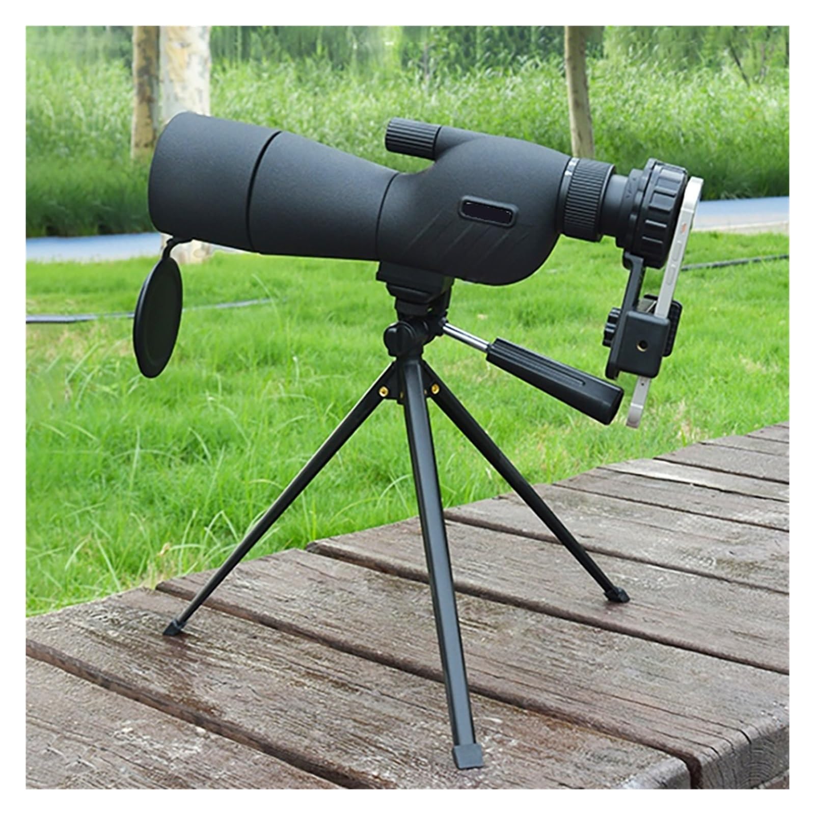 25-75x60 Luneta Teleskop Z Powiększeniem BAK4 Pryzmat Wodoodporny Mocny Monokular Do Obserwacji Ptaków Strzelanie Celu Outdoor Camping WyraźNe PowięKszenie(Black standard)