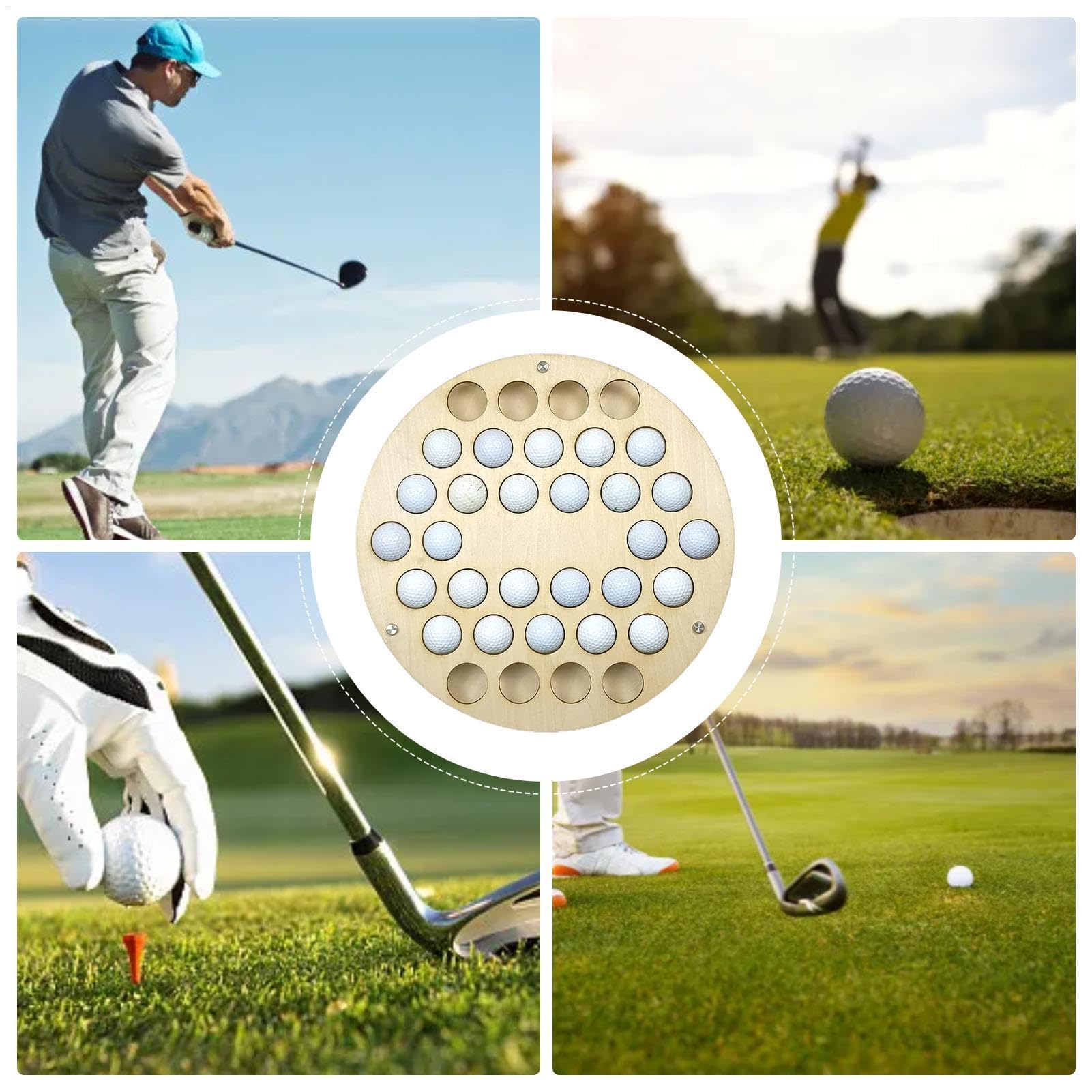 Golfball-Display-Ständer | Kreatives Holz-Golfball- | Golfball-Aufbewahrungsregal für Golfbälle | Präsentationsständer für Pel
